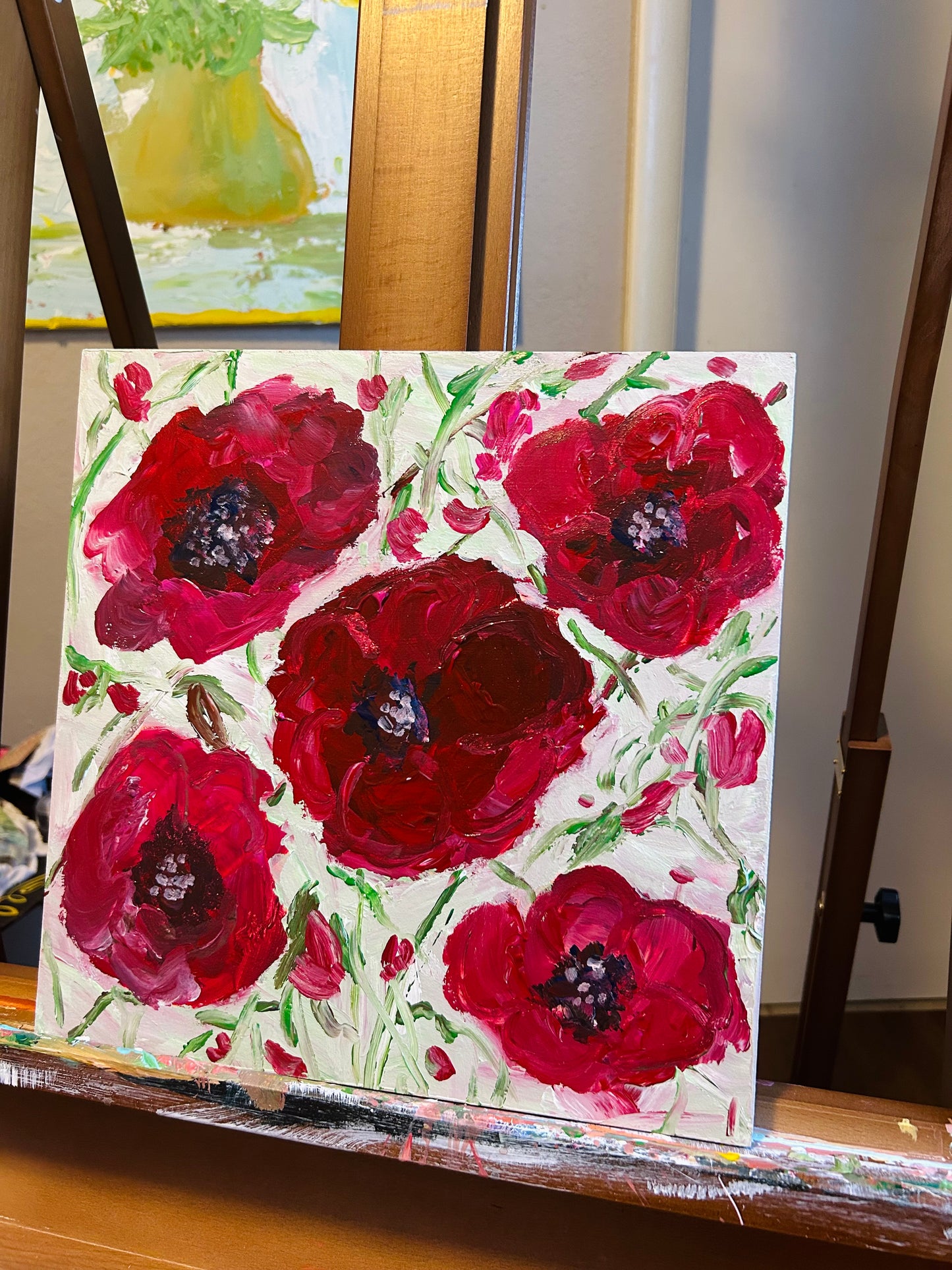 Poppies, No. 1 12" x 12"