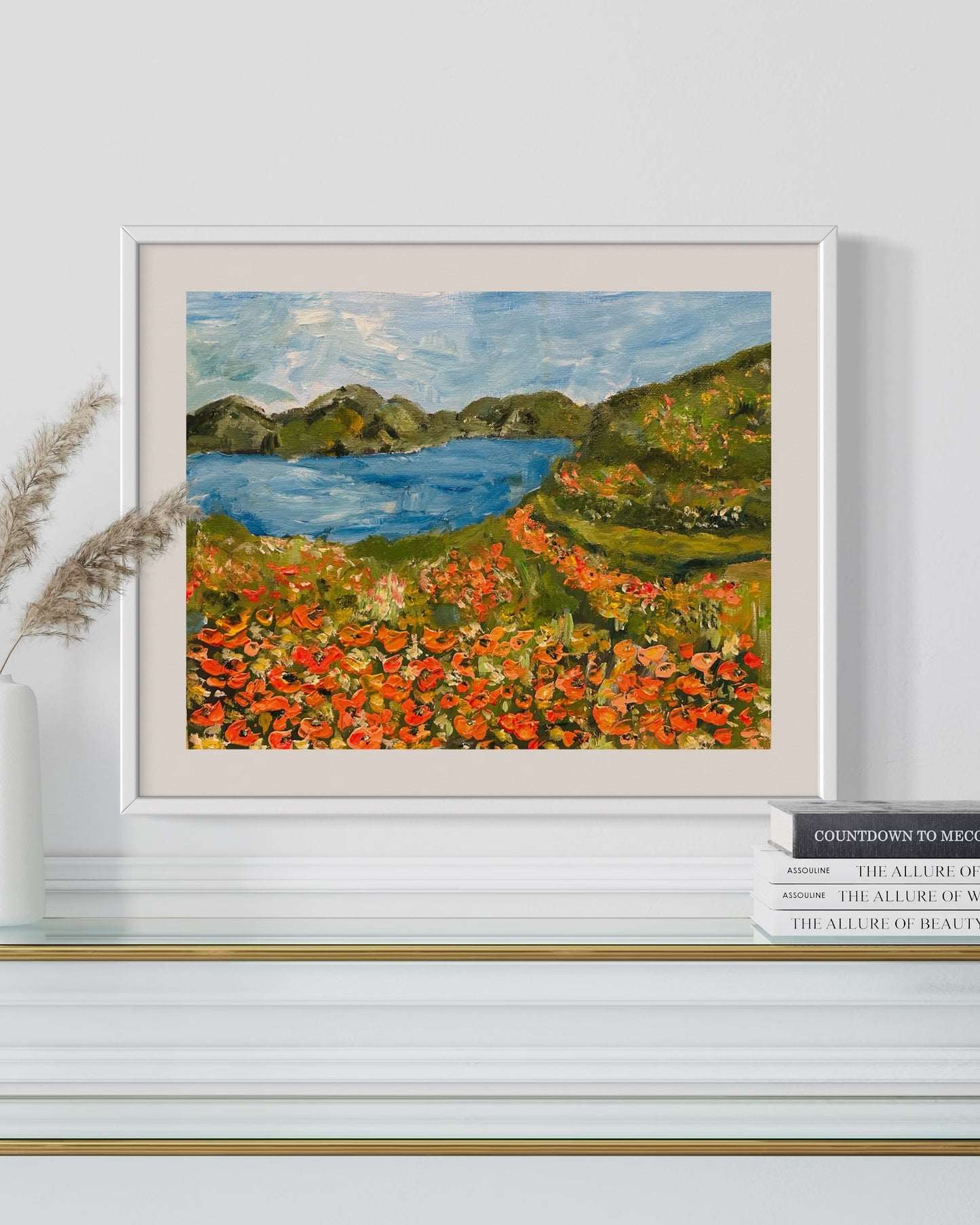 Diamond Valley Lake California Poppies, 11" x 14"