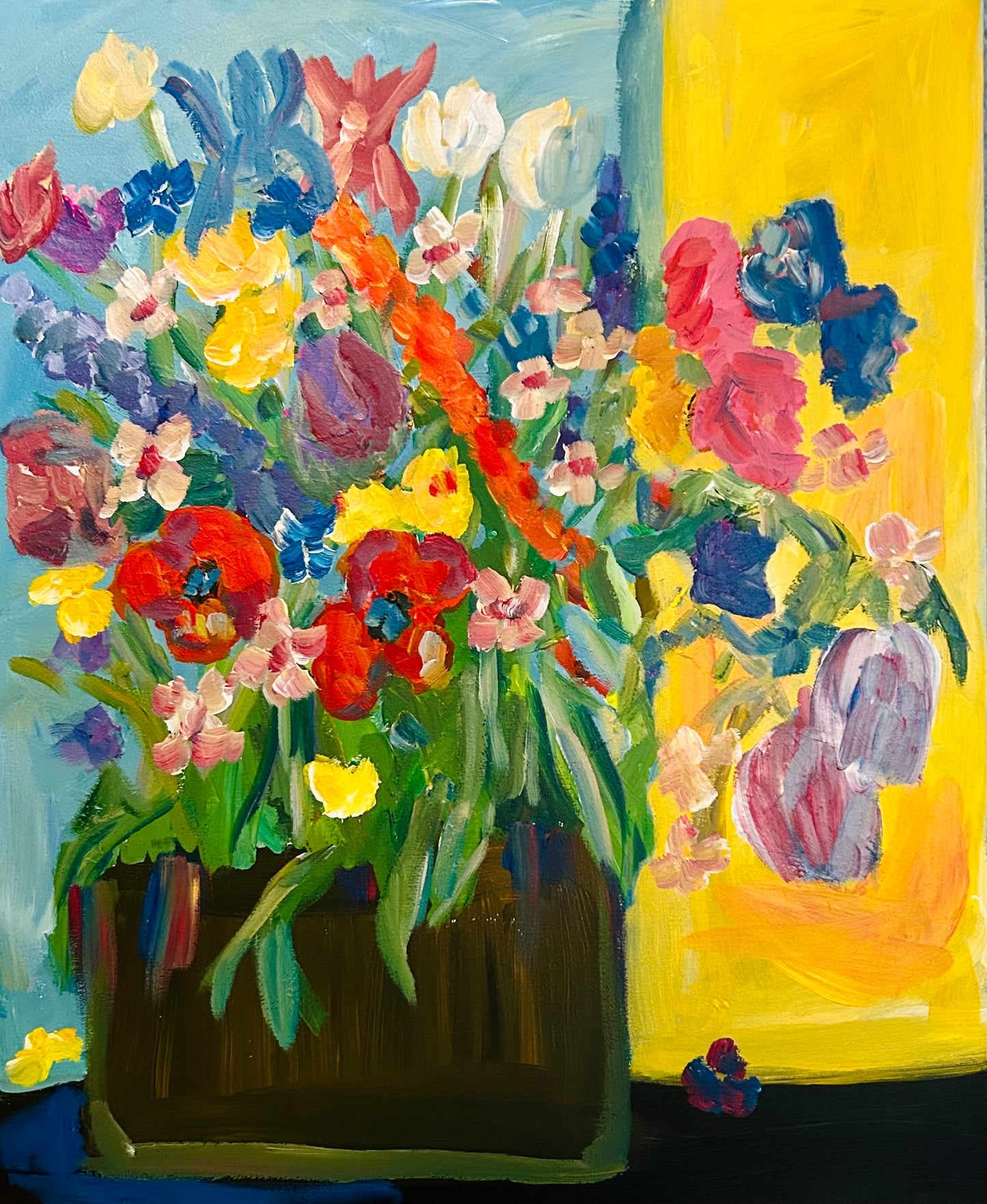 Flowers Vivacious 16" x 20"