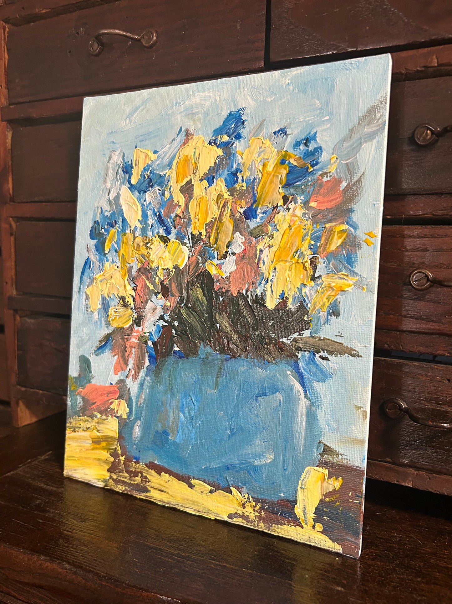 Blue Vase 8" x 10"