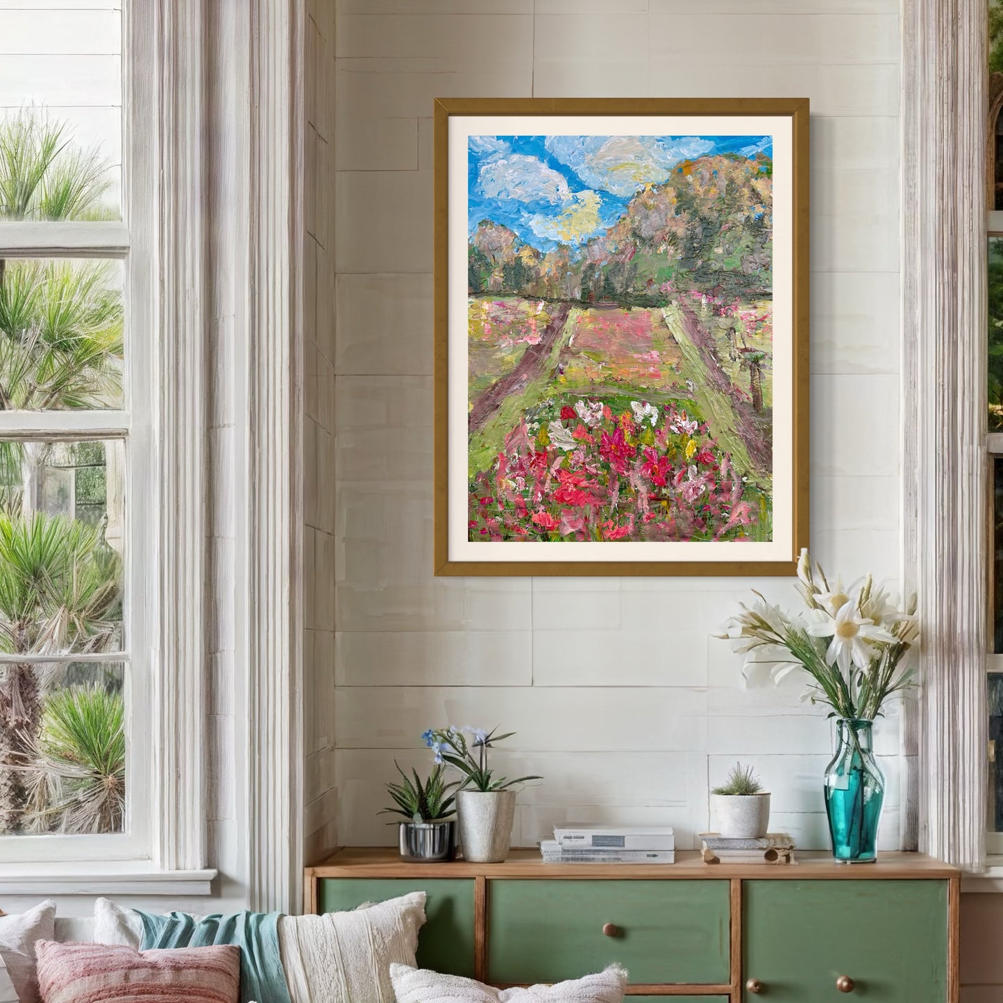 Wildflowers on the Farm 18" x 24"