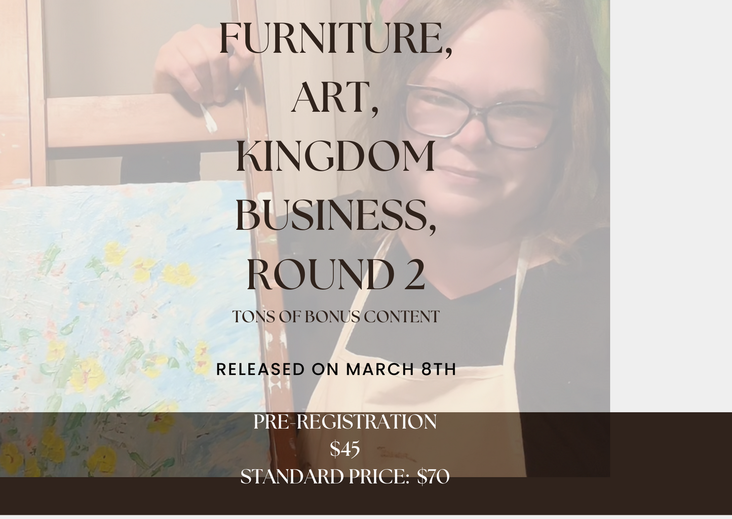 Furniture, Art, Kingdom Business Master Class, Round 2